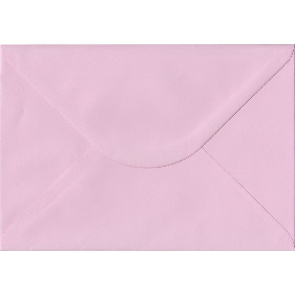 100 A5 Pink Envelopes. Baby Pink. 162mm x 229mm. 100gsm paper. Gummed Flap.