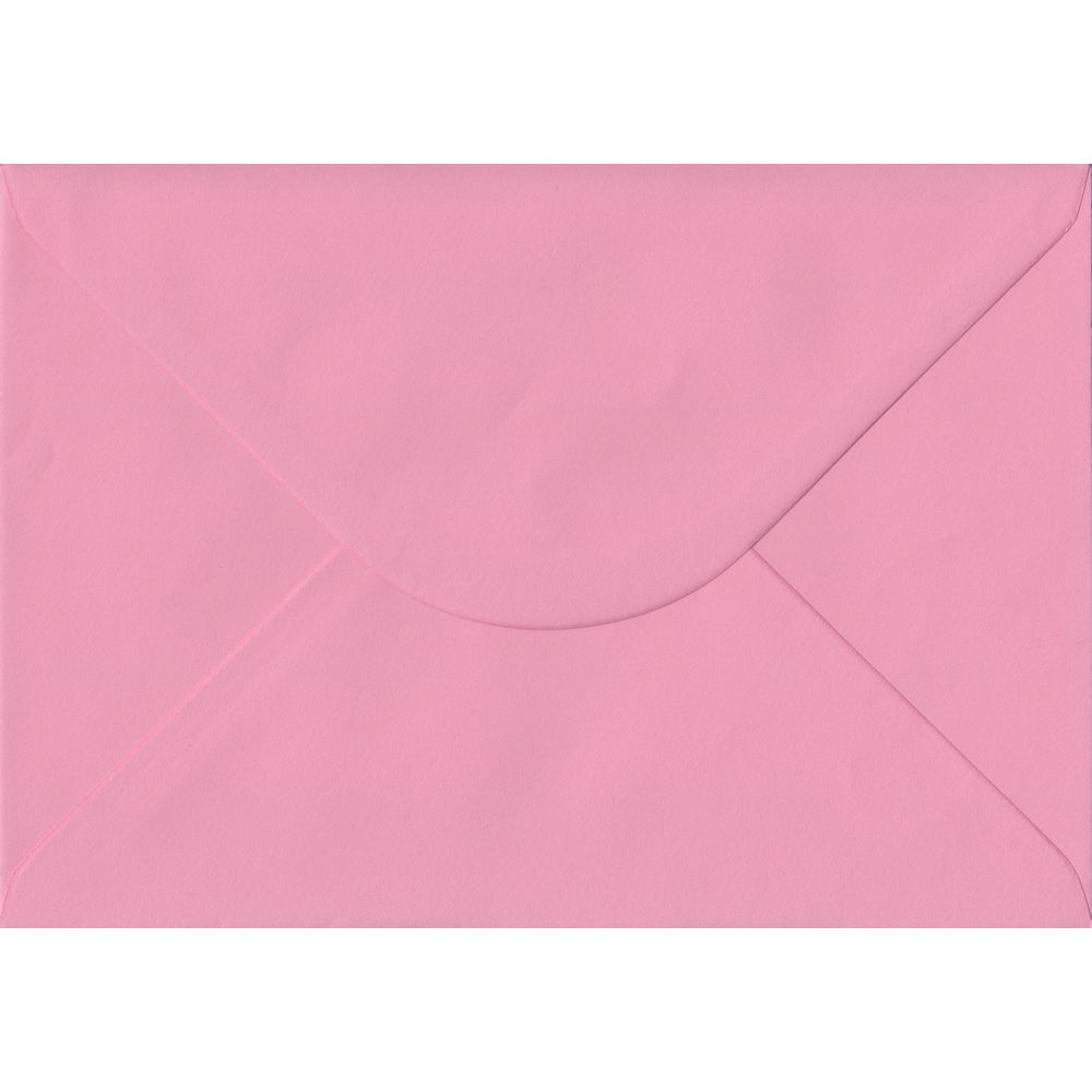 100 A5 Pink Envelopes. Pink. 162mm x 229mm. 100gsm paper. Gummed Flap.