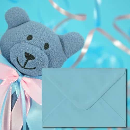Pastel Blue Colour Envelopes