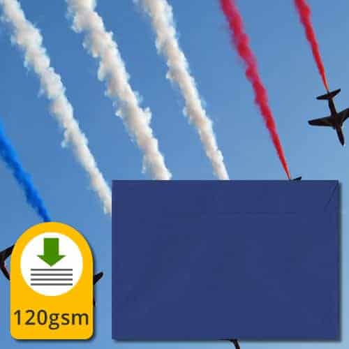 Victory Blue Luxury Envelopes