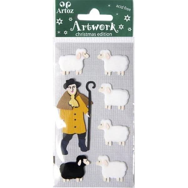 Shepherd And Sheep Craft Embellishment By Artoz