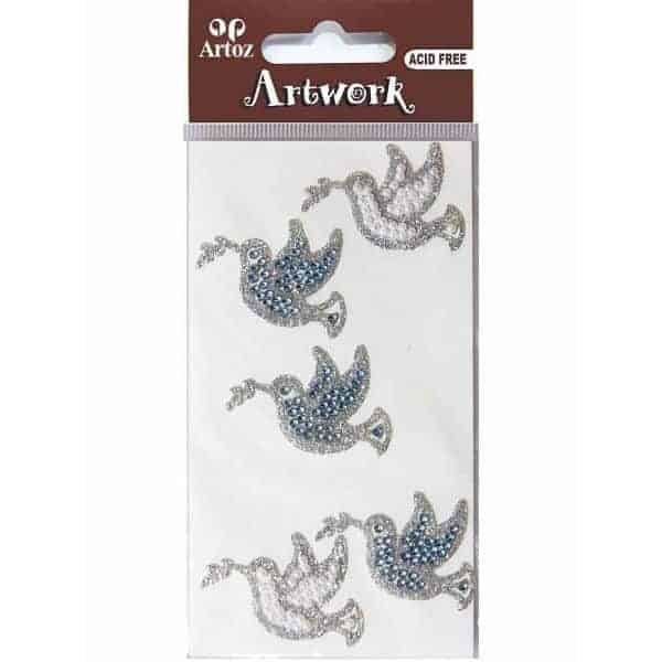 Assorted Crystal Dove Craft Embellishment By Artoz