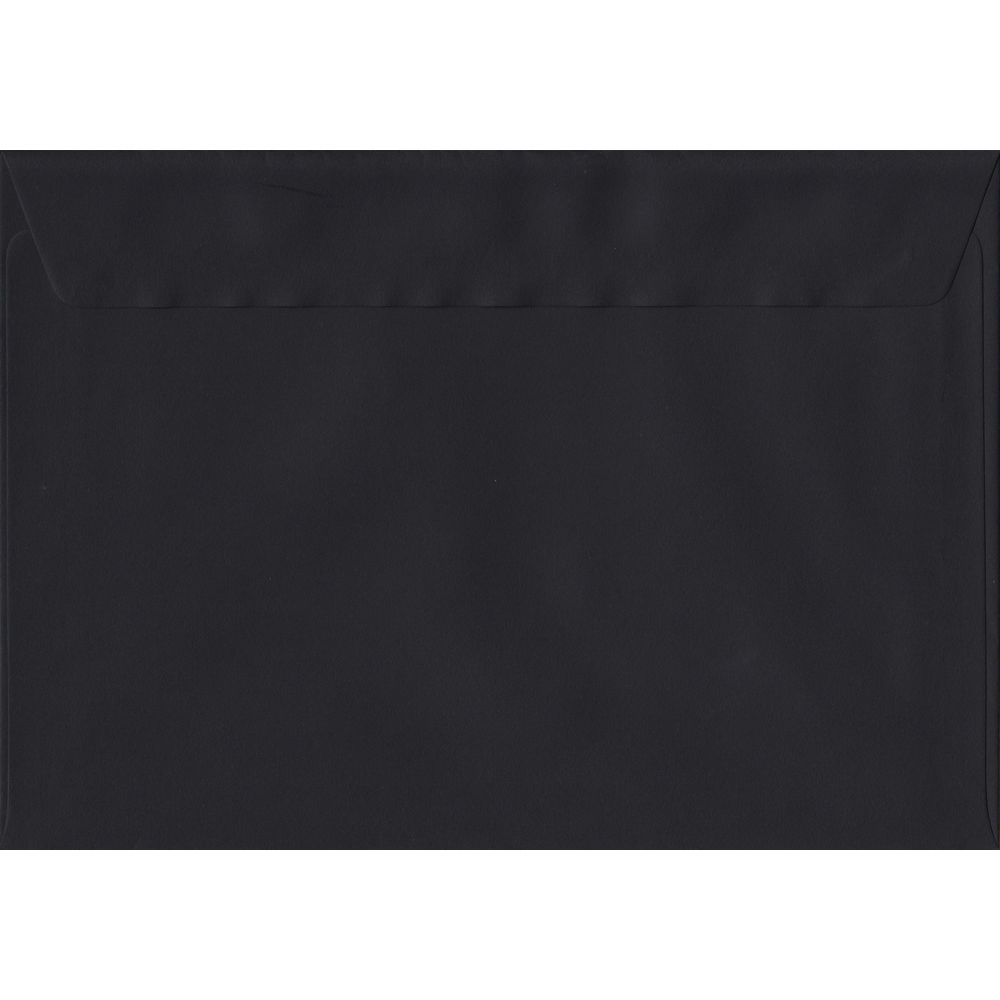 Black Premium Peel And Seal C6 114mm x 162mm Individual Coloured Envelope