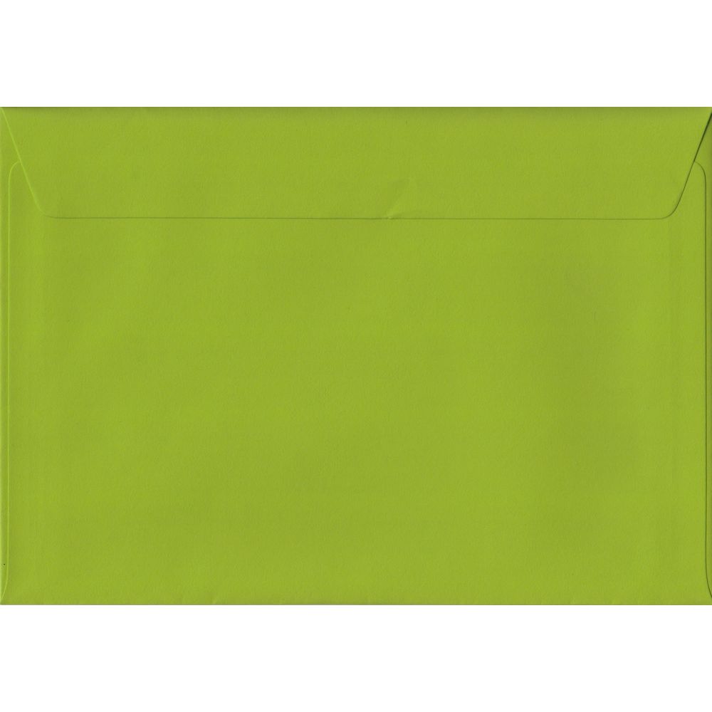 Fresh Green Plain Peel And Seal C5 162mm x 229mm Individual Coloured Envelope