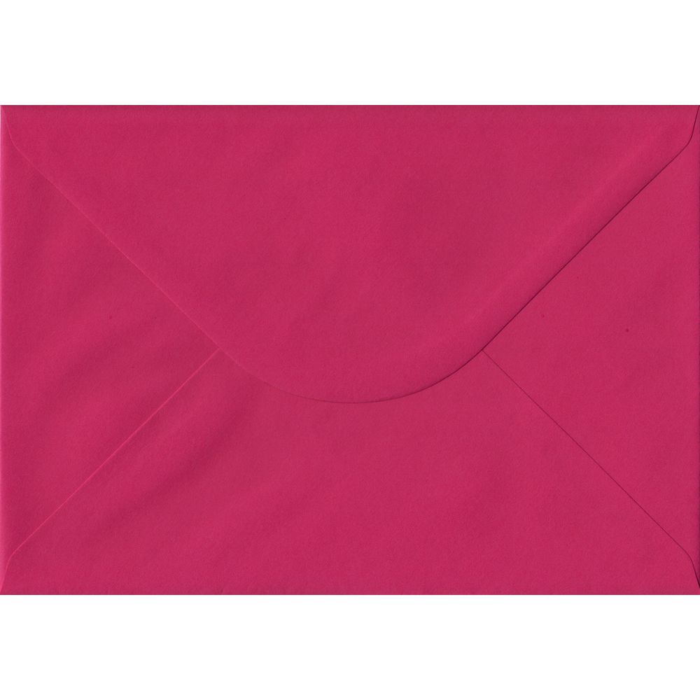 Fuchsia Pink Plain Gummed C5 162mm x 229mm Individual Coloured Envelope