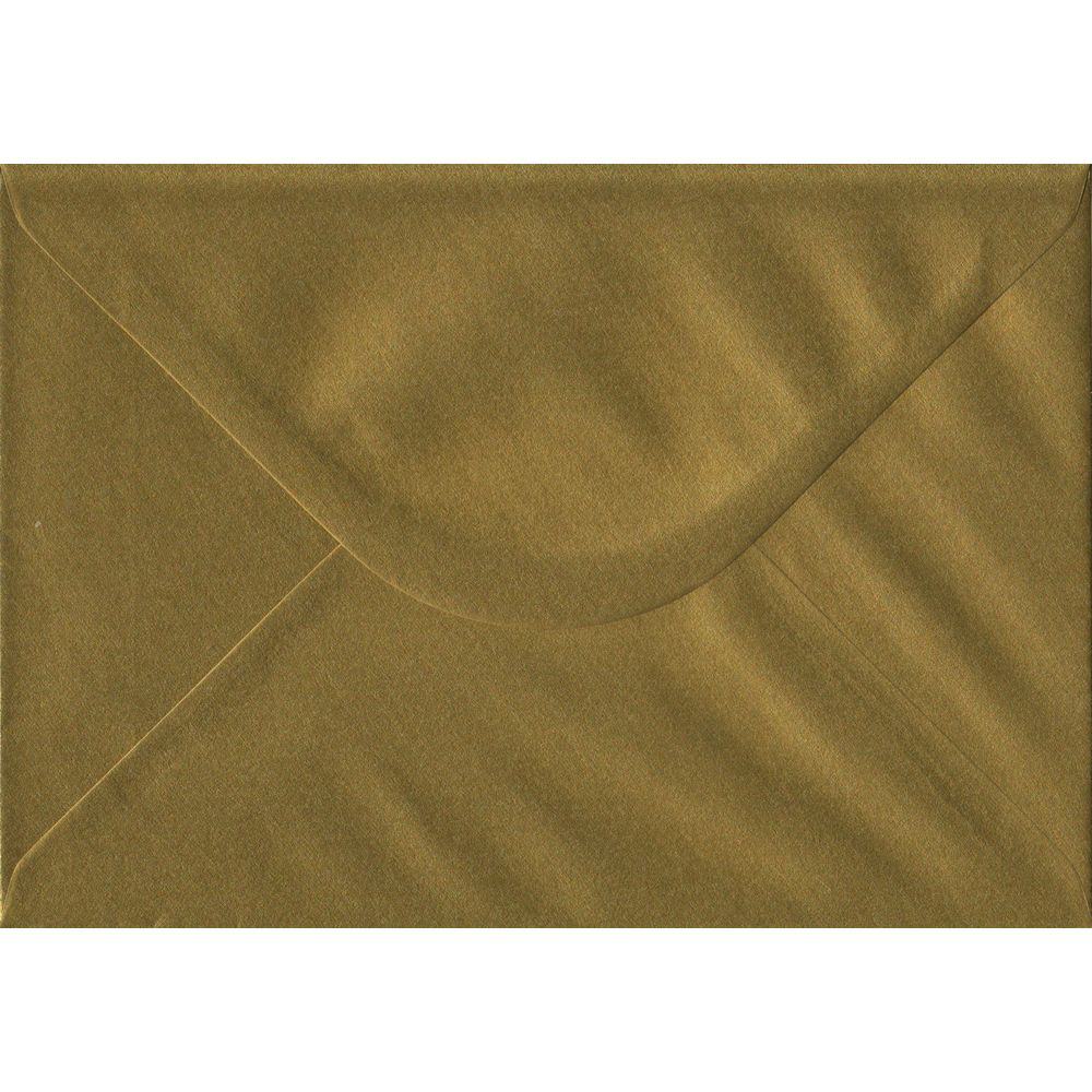 Gold Metallic Gummed C5 162mm x 229mm Individual Coloured Envelope