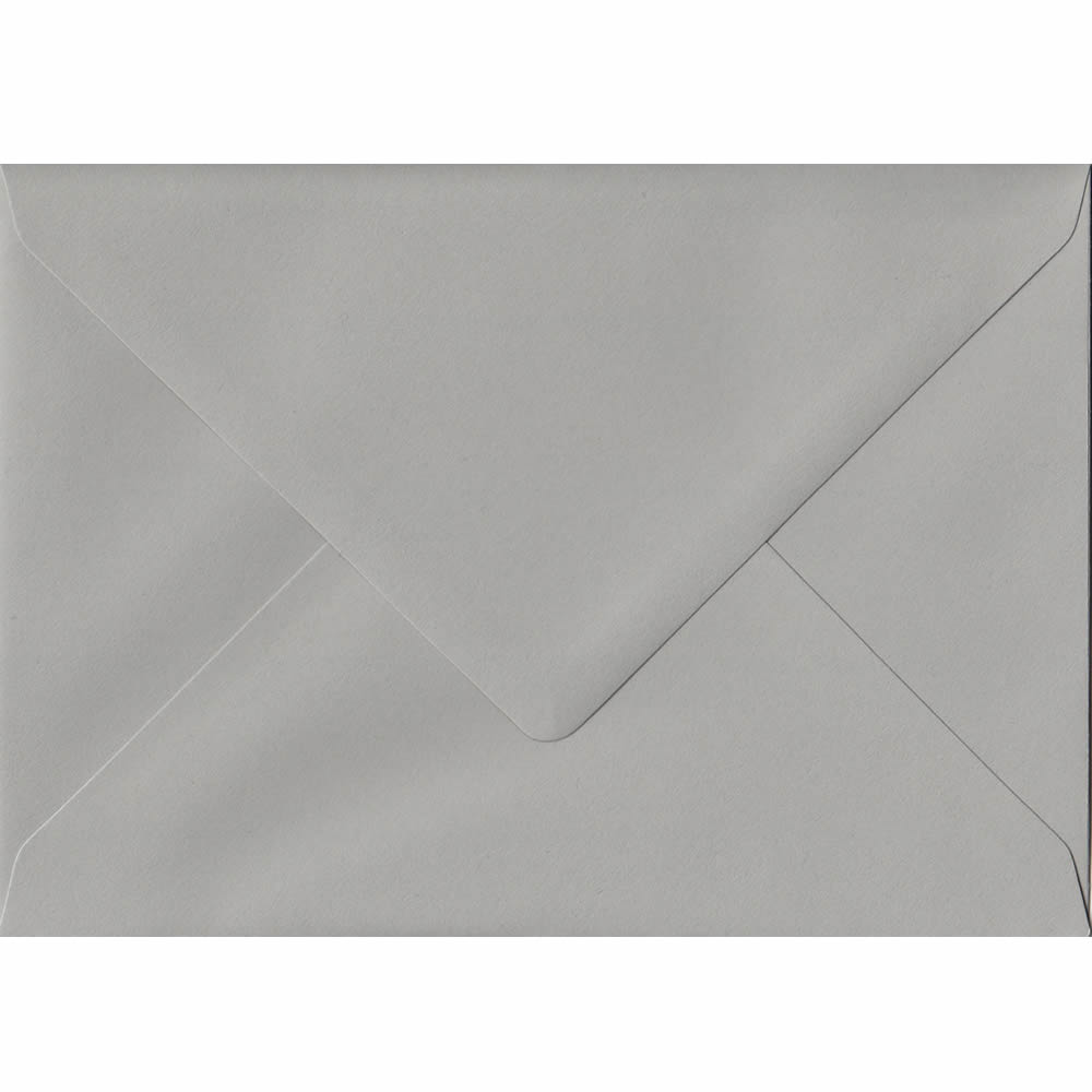 100 A6 Grey Envelopes. Owl Grey. 114mm x 162mm. 120gsm paper. Gummed Flap.