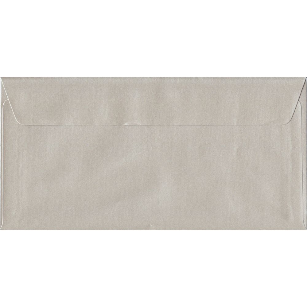 Pearlescent Oyster DL 110mm x 220mm Peel/Seal Individual Coloured Envelope