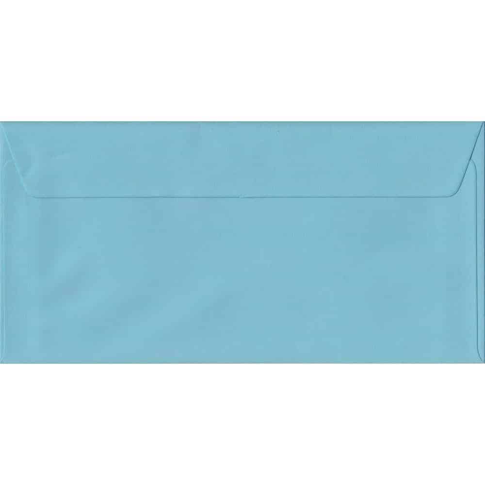 Blue Pastel Peel And Seal DL 110mm x 220mm Individual Coloured Envelope