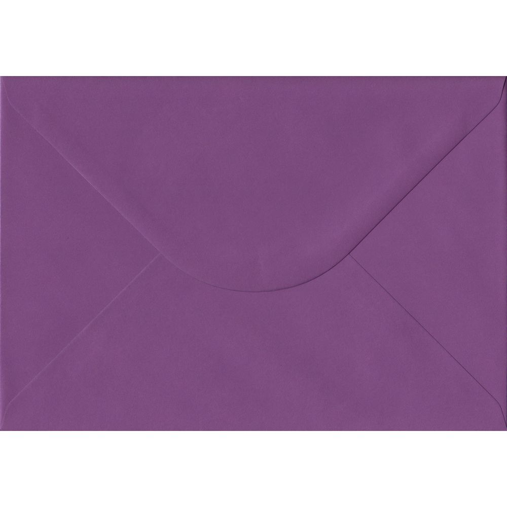 Purple Plain Gummed C5 162mm x 229mm Individual Coloured Envelope