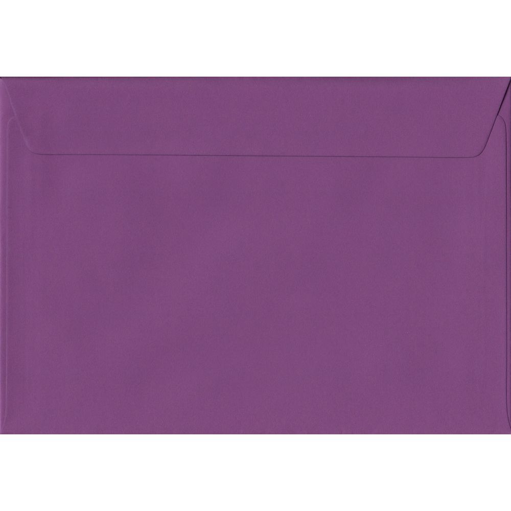 Purple Plain Peel And Seal C5 162mm x 229mm Individual Coloured Envelope