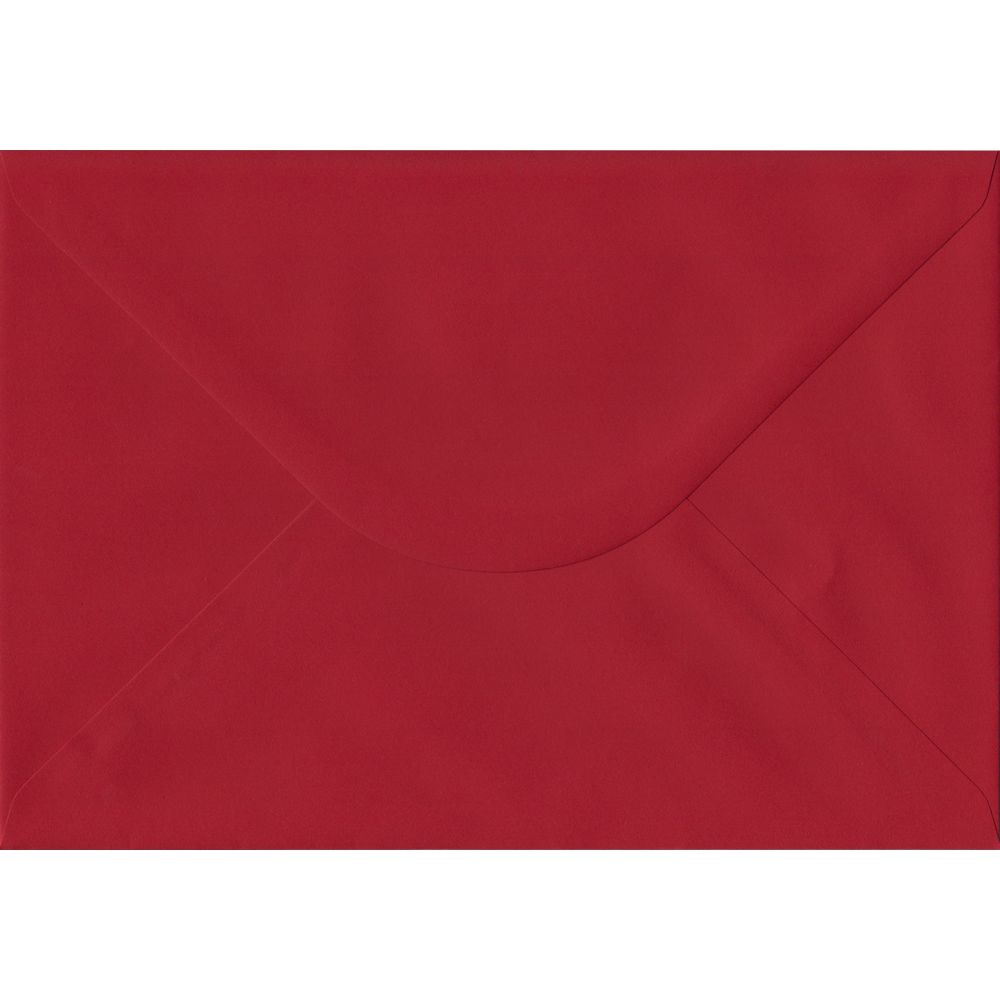 Scarlet Red Plain Gummed C5 162mm x 229mm Individual Coloured Envelope