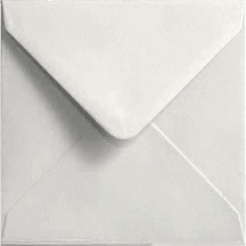 White Pastel Gummed S6 130mm x 130mm Individual Coloured Envelope
