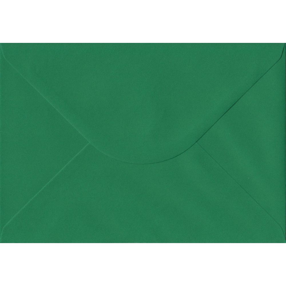 Xmas Green Premium Gummed C5 162mm x 229mm Individual Coloured Envelope