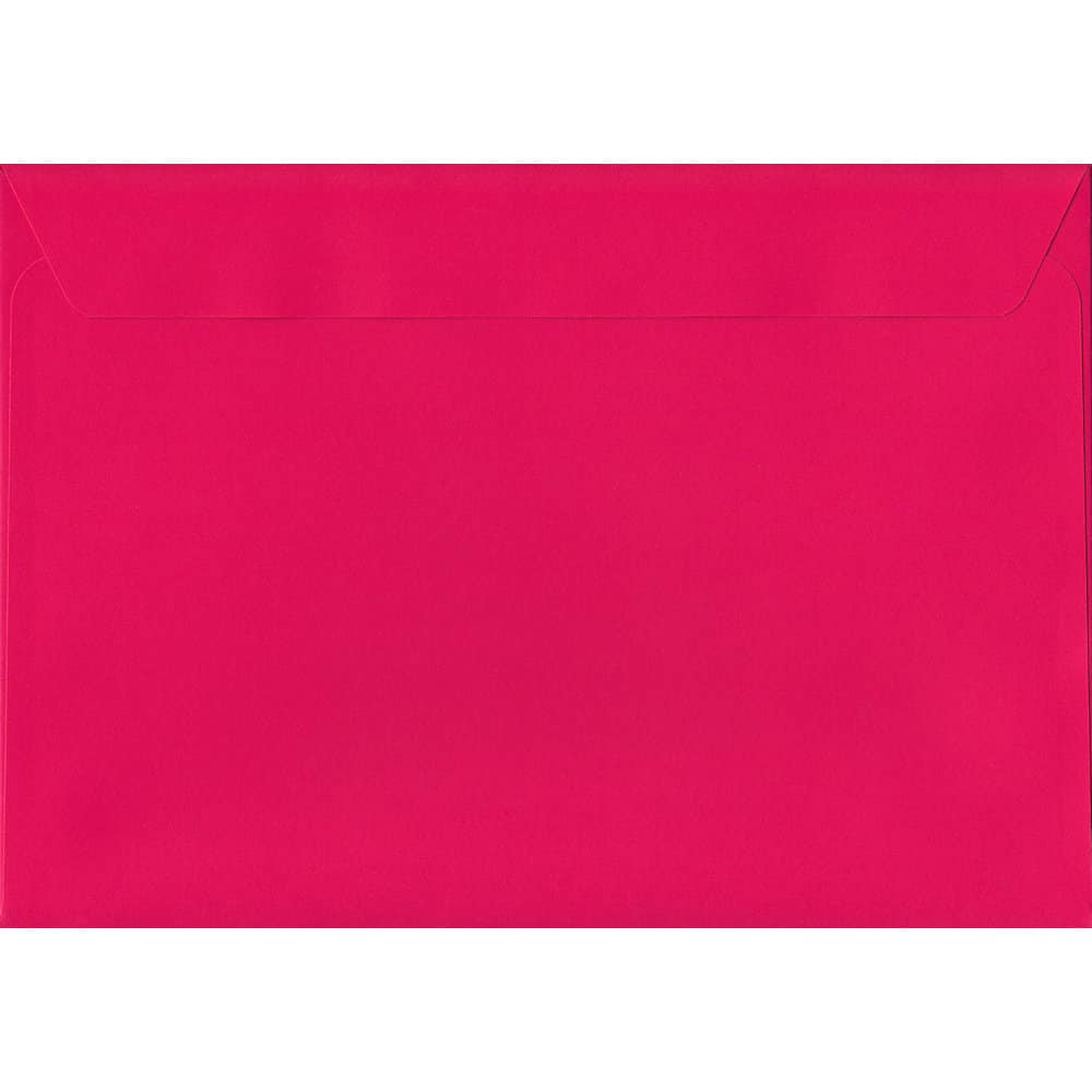 Shocking Pink 162mm x 229mm 120gsm Peel/Seal C5/A5/Half A4 Sized Envelope