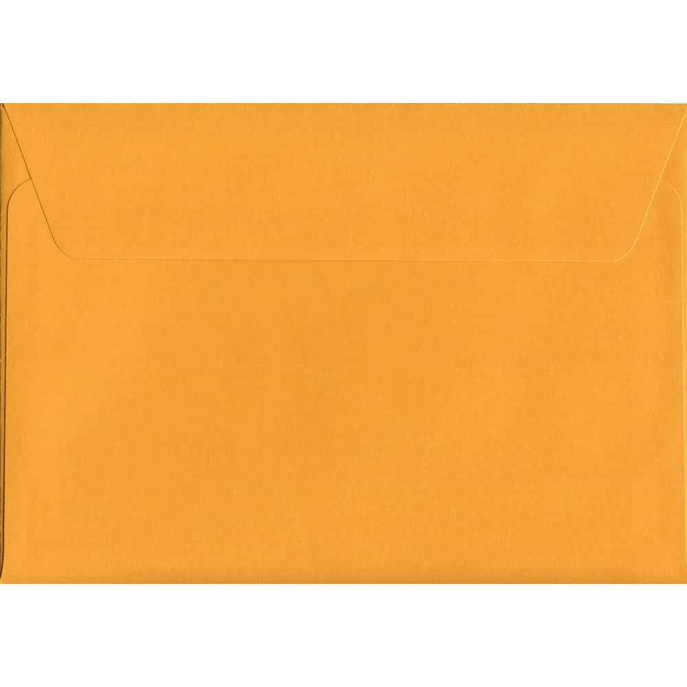 Golden Yellow Peel/Seal C6 114mm x 162mm 120gsm Luxury Coloured Envelope