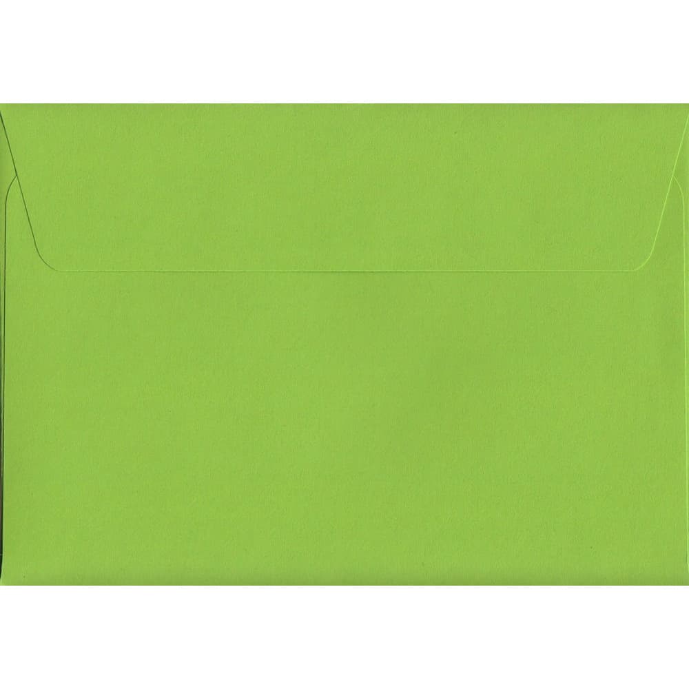 Lime Green Peel/Seal C6 114mm x 162mm 120gsm Luxury Coloured Envelope