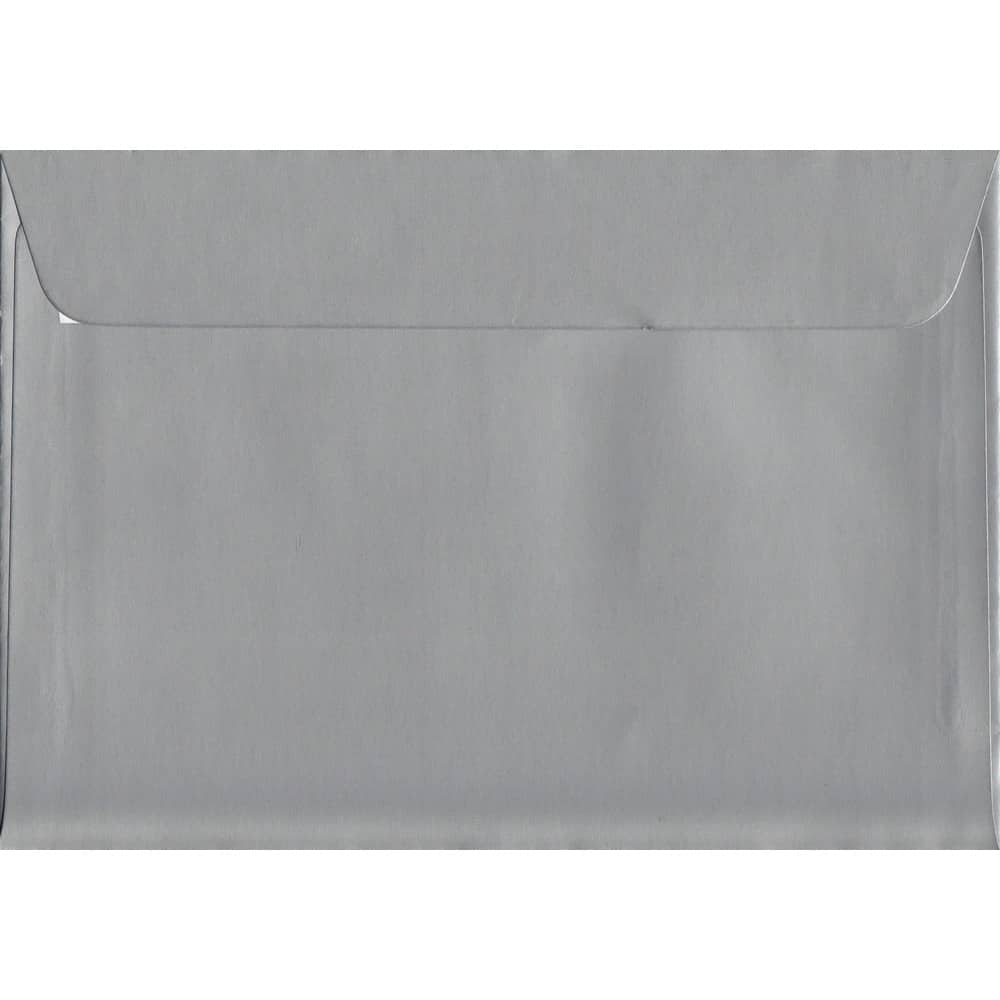 Metallic Silver Peel/Seal C6 114mm x 162mm 130gsm Luxury Coloured Envelope