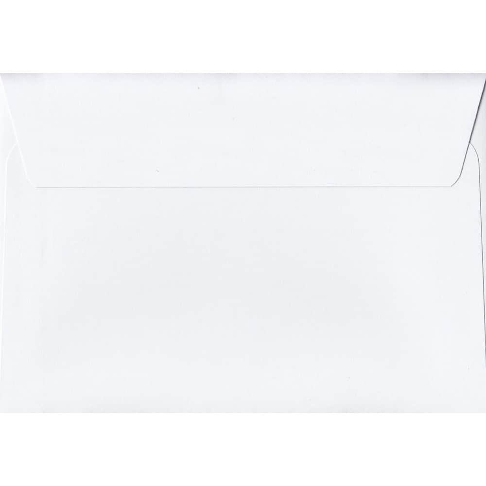 White 114mm x 162mm 120gsm Peel/Seal C6/Quarter A4 Sized Envelope