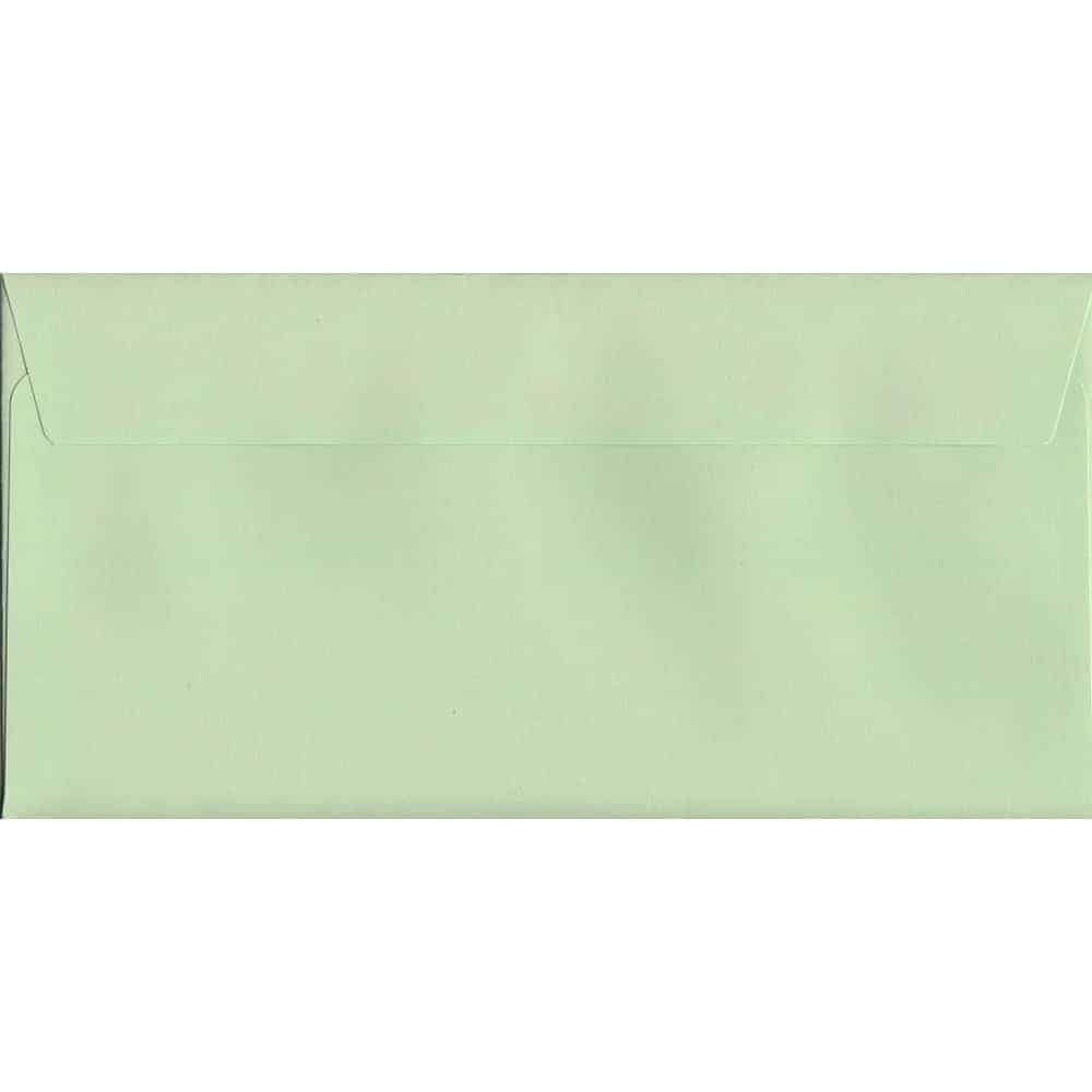 Spearmint Green Peel/Seal DL 114mm x 229mm 120gsm Luxury Coloured Envelope