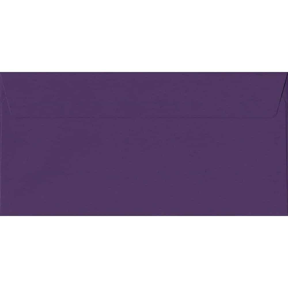 Blackcurrant 114mm x 229mm 120gsm Peel/Seal DL/Tri-Fold A4 Sized Envelope