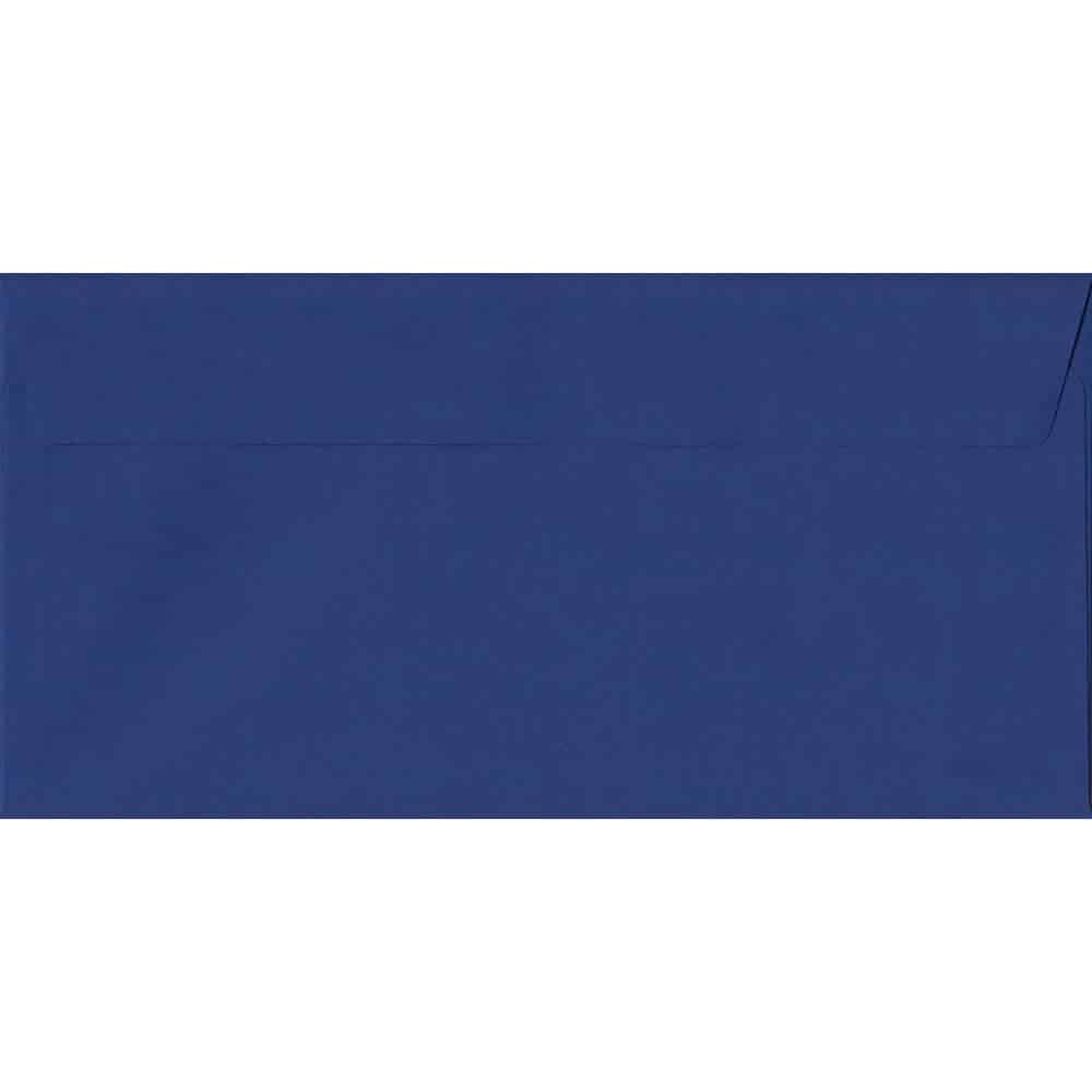 Victory Blue 114mm x 229mm 120gsm Peel/Seal DL/Tri-Fold A4 Sized Envelope