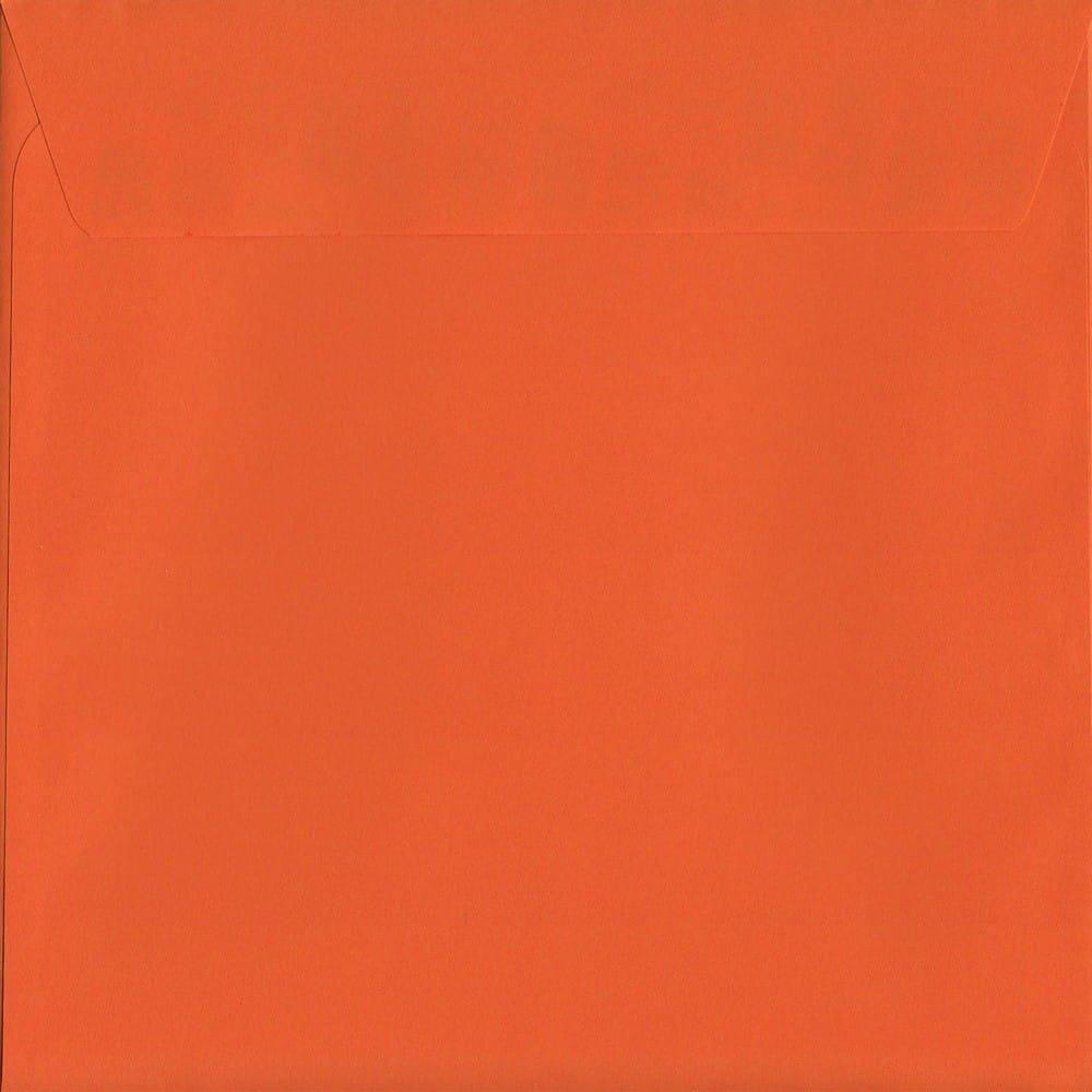 Sunset Orange Peel/Seal S3 160mm x 160mm 120gsm Luxury Coloured Envelope