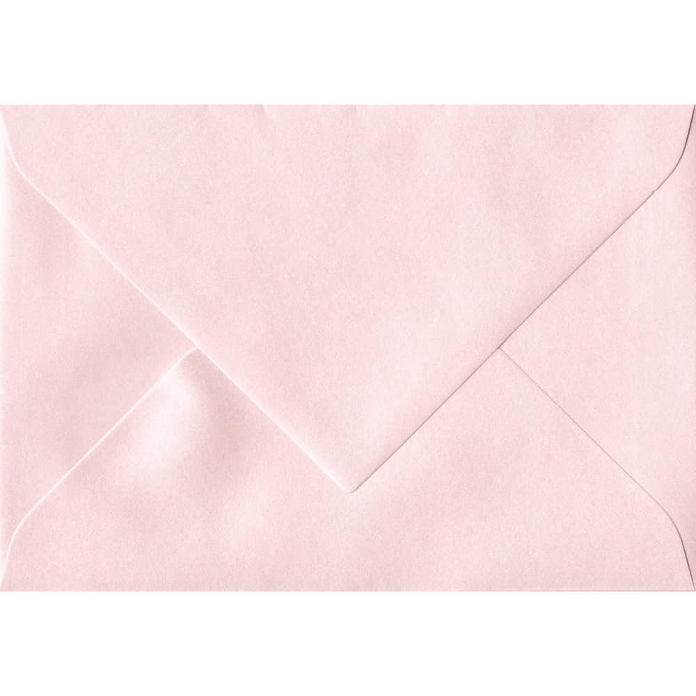 75mm x 110mm Ballerina Pink Pearlescent Envelope. RSVP/Gift Card Size. Gummed Flap. 120gsm Paper.