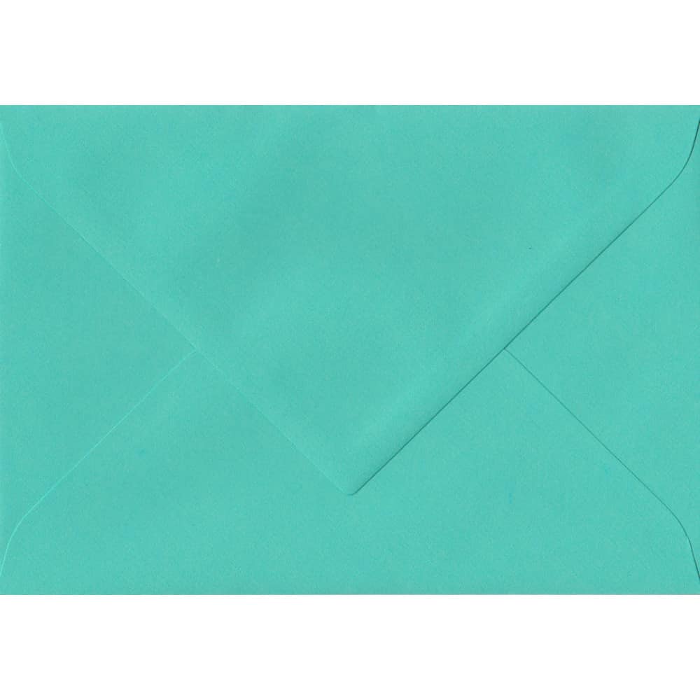 135mm x 191mm Emerald Green Laid Envelope. 5x7 Paper Size. Gummed Flap. 100gsm Paper.