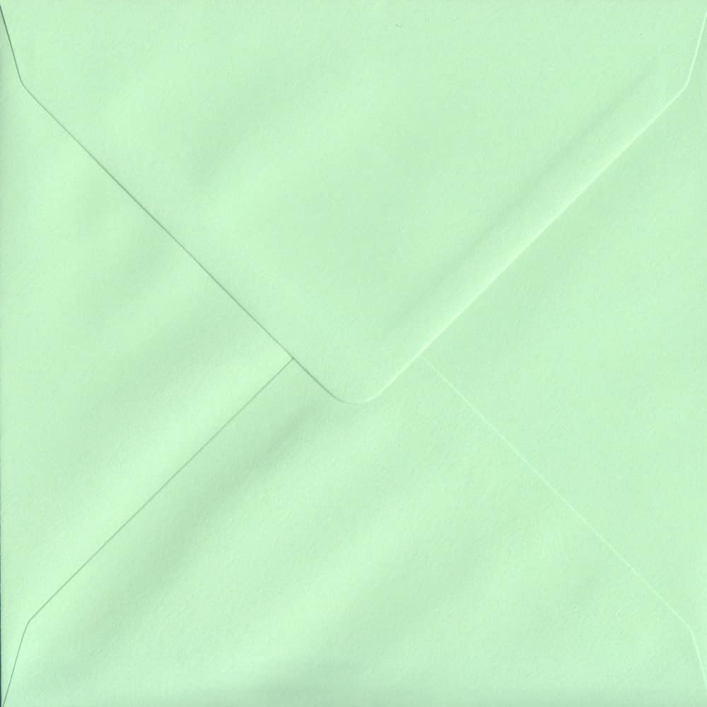 155mm x 155mm Mint Top Quality Envelope. Square Envelopes Size. Gummed Flap. 100gsm Paper.