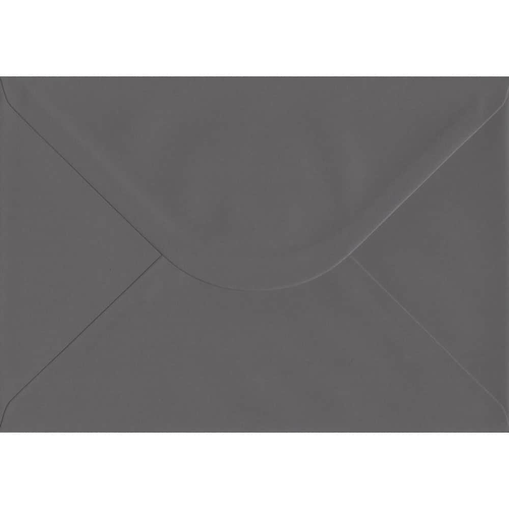 162mm x 229mm Dark Grey Extra Thick Envelope. C5 (to fit A5) Size. Gummed Flap. 135gsm Paper.