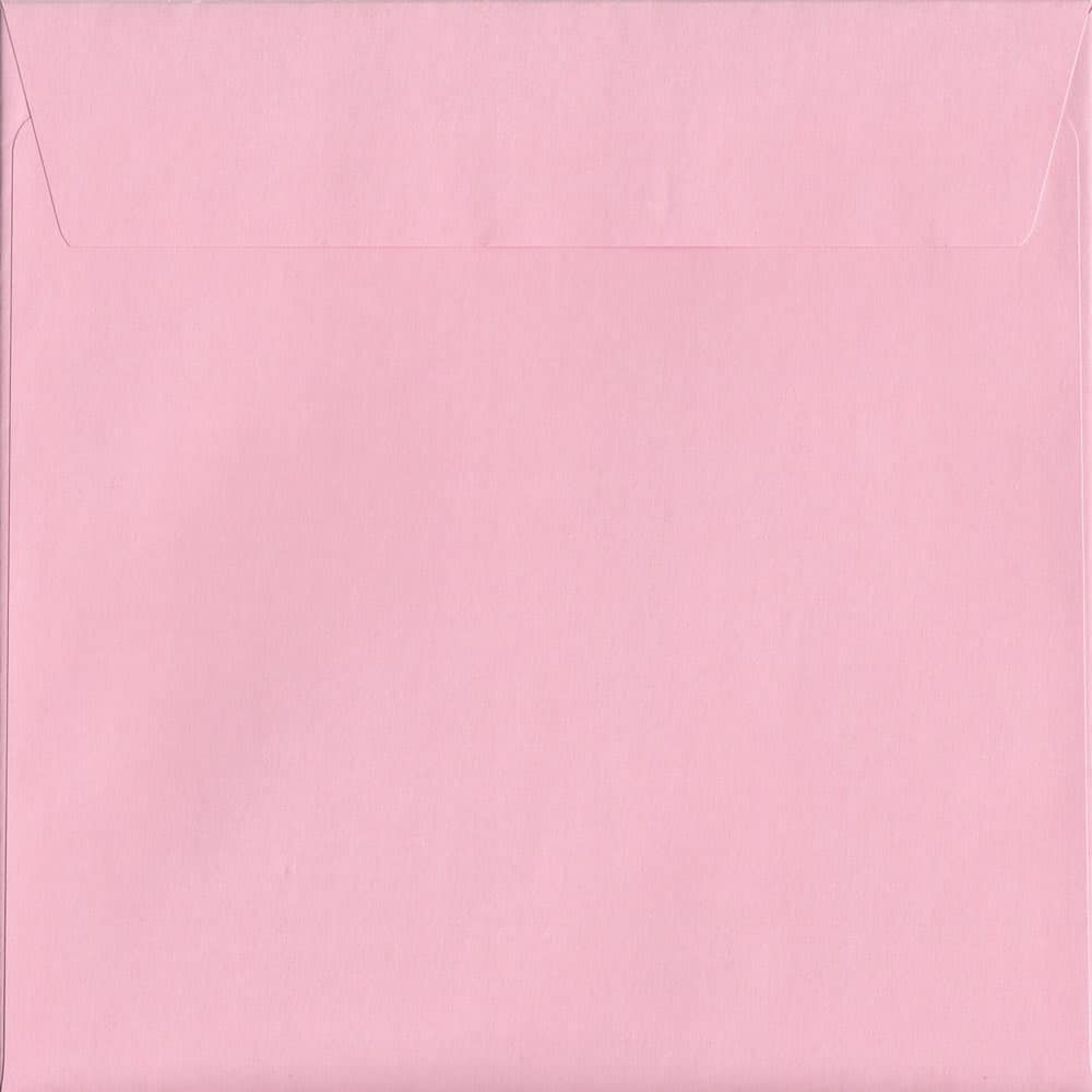 500 Baby Pink 160mm x 160mm 120gsm Peel/Seal Coloured Envelopes