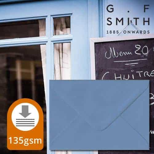 French Blue Luxury Envelopes