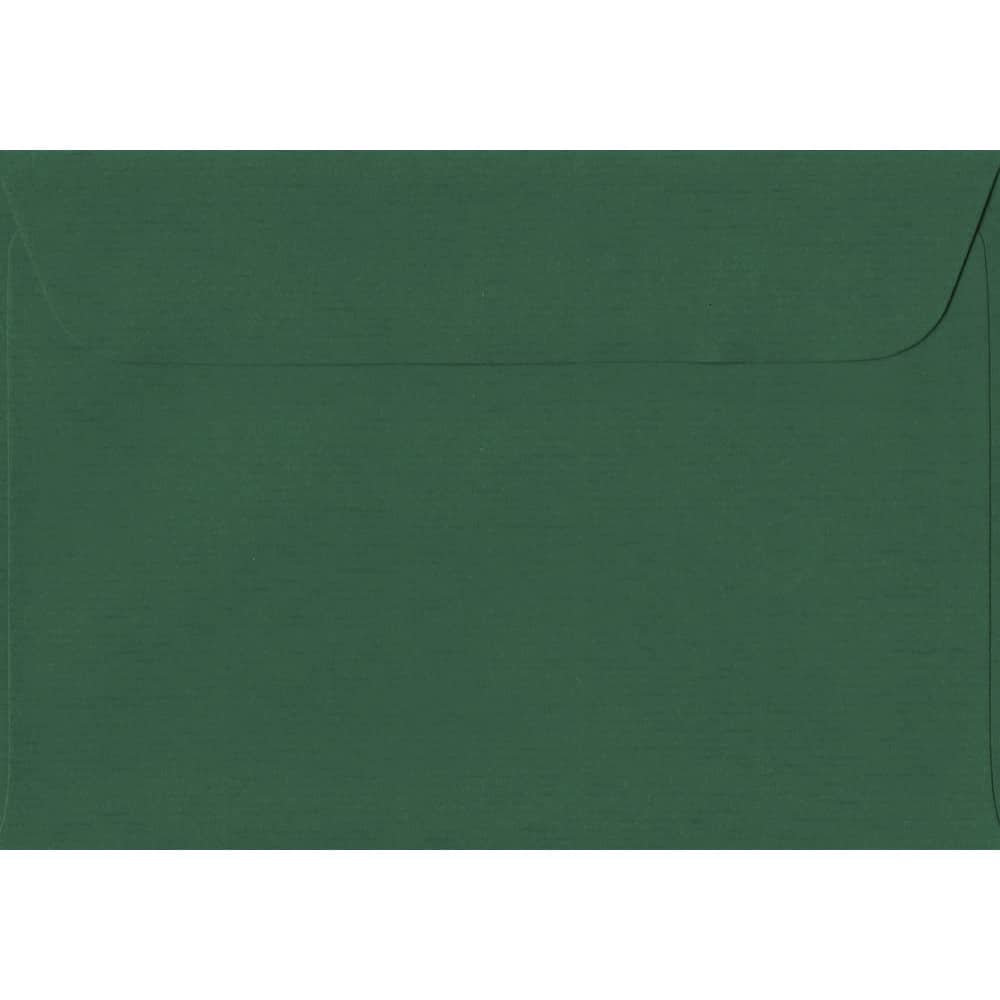 114mm x 162mm Racing Green Laid Envelope. C6/A6 Paper Size. Peel/Seal Flap. 100gsm Paper.