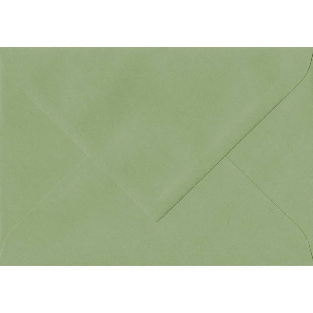 75mm x 110mm Wedgwood Green Laid Envelope. RSVP/Gift Card Size. Gummed Flap. 100gsm Paper.