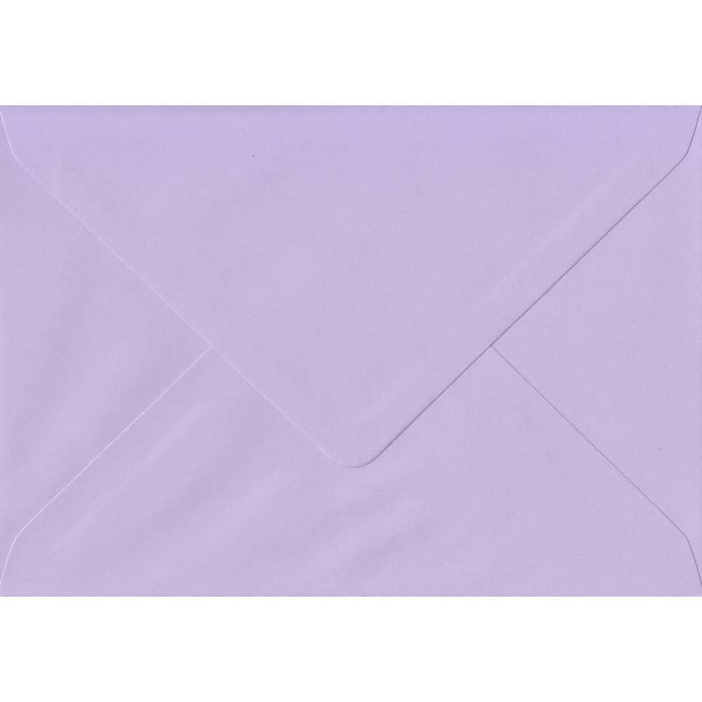 A7 Lilac Envelope - 114mm x 162mm Amethyst Top Quality Envelope. C6 (to fit A6) Size. Gummed Flap. 100gsm Paper.