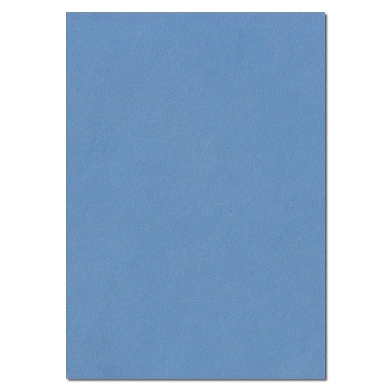297mm x 210mm China Blue Solid Paper. A4 Sheet Size. 100gsm Blue Paper.
