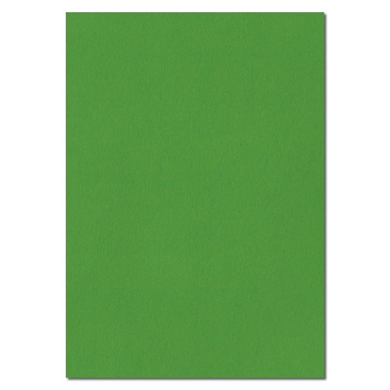 297mm x 210mm Fern Green Solid Paper. A4 Sheet Size. 100gsm Green Paper.