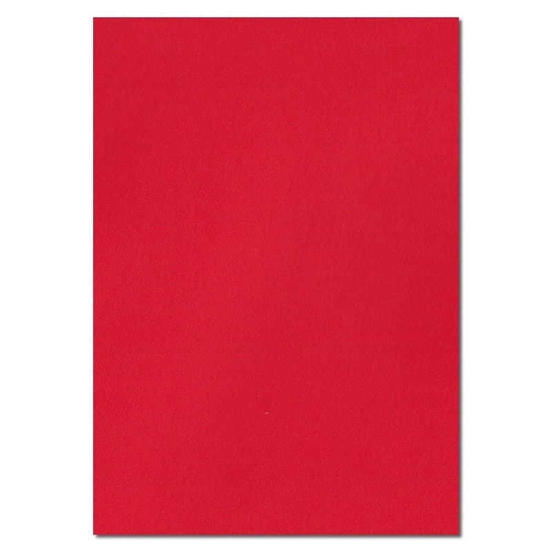 297mm x 210mm Pillar Box Red Extra Thick Paper. A4 Sheet Size. 120gsm Red Paper.
