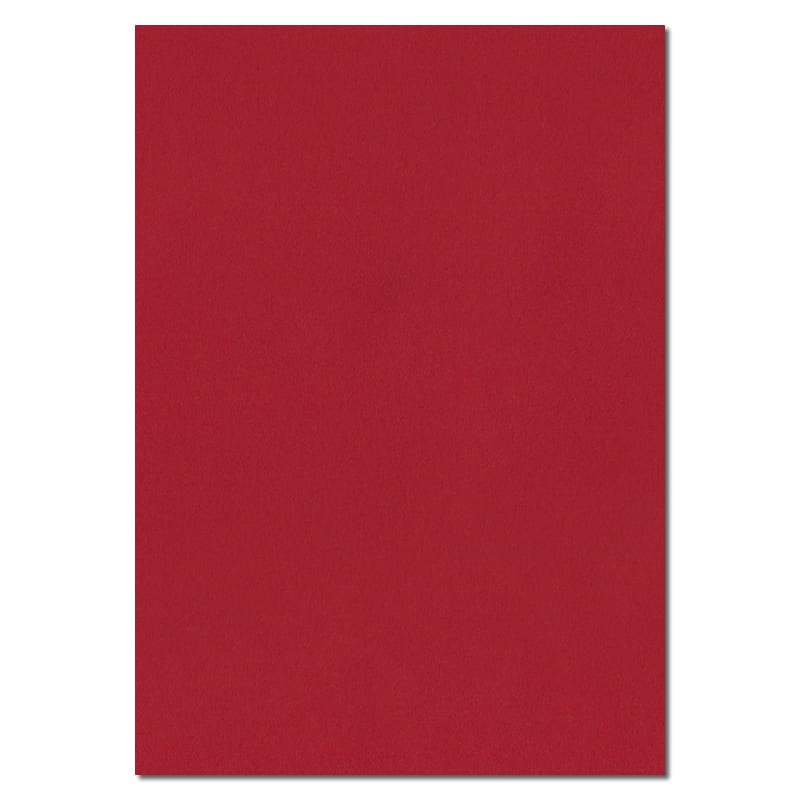 297mm x 210mm Scarlet Red Solid Paper. A4 Sheet Size. 100gsm Red Paper.