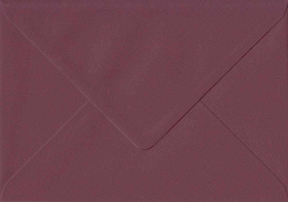 Burgundy A5 Gummed Envelope
