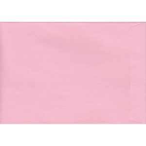 250 Baby Pink C4 Envelopes (to fit A4). Peel/Seal Flap. Pink 120gsm Smooth Finish. 324mm x 229mm.