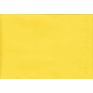 250 Banana Yellow C4 Envelopes (to fit A4). Peel/Seal Flap. Yellow 120gsm Smooth Finish. 324mm x 229mm.