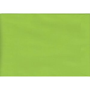 50 Lime Green C4 Envelopes (to fit A4). Peel/Seal Flap. Green 120gsm Smooth Finish. 324mm x 229mm.