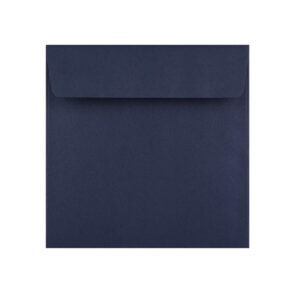 500 Dark Blue Square Envelopes Trade Box. Peel/Seal Wallet Flap. Blue 120gsm Smooth Finish. 155mm x 155mm.
