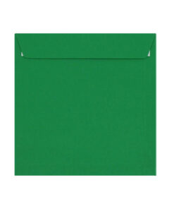 250 Deep Green Large Square Envelopes Trade Box. Peel/Seal Wallet Flap. Green 120gsm Smooth Finish. 220mm x 220mm.