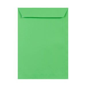250 Pale Green C4 Envelopes Trade Box. Peel/Seal Pocket Flap. Green 120gsm Smooth Finish. 324mm x 229mm.