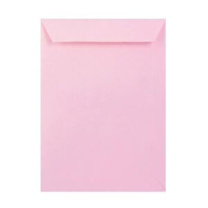 250 Pale Pink C4 Envelopes Trade Box. Peel/Seal Pocket Flap. Pink 120gsm Smooth Finish. 324mm x 229mm.