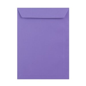 250 Purple C4 Envelopes Trade Box. Peel/Seal Pocket Flap. Purple 120gsm Smooth Finish. 324mm x 229mm.
