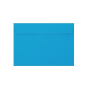 500 Bright Blue C5 Envelopes Trade Box. Peel/Seal Wallet Flap. Blue 120gsm Smooth Finish. 162mm x 229mm.